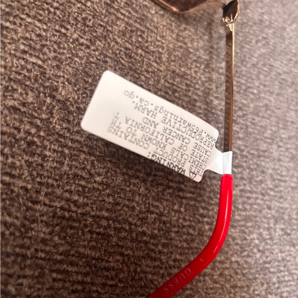 NWT Guess Red and Gold Sunglasses 🕶️ - Picture 3 of 7